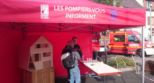 Stand informations pompiers